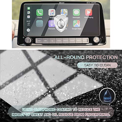 CDEFG para Kona Ceed Xceed 2020 Protector de Pantalla de Vidrio Templado, 10,25 pulgadas HD Auto 9H GPS Navi película protegida Glass