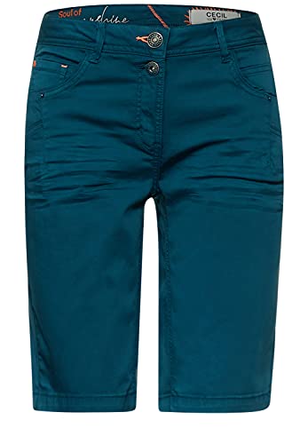 Cecil New York Shorts, Deep Lagoon Blue, 30 para Mujer