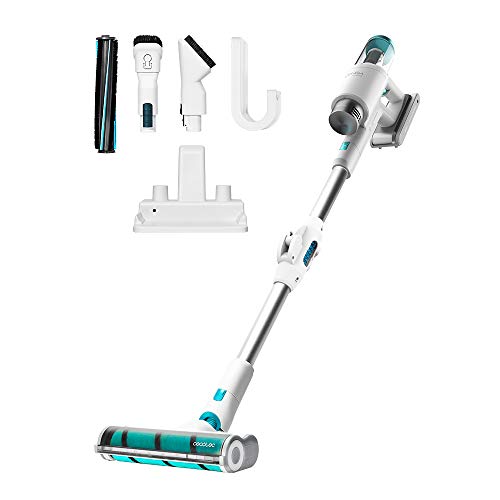 Cecotec Aspirador Escoba sin Cable y Sin bolsa Conga Rockstar 200 Vital Ergoflex, 330 W, 3 en 1: Vertical, Escoba y de Mano, con Motor Digital Brushless, 20 KPA, Hasta 50 min de autonomía