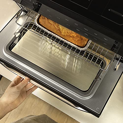 Cecotec Horno Freidora de Aire Caliente Bake&Fry 2500 Touch. 1800 W, Convección, 25 Litros, Pantalla Táctil, 12 Funciones, Temperatura regulable hasta 230º, Temporizador, Negro