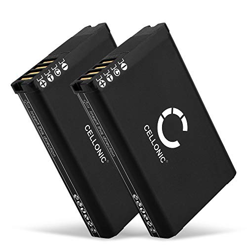 CELLONIC 2X Batería Compatible con Garmin Alpha 100 / Montana 600, 600T, 610, 680, 680t, 650, 650t / Monterra/VIRB Elite 1.4, 010-11599-00,010-11654-03,361-00053-00 2200mAh Pila Repuesto bateria