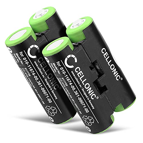 CELLONIC 2X Batería Premium Compatible con Garmin Striker 4 Oregon 600 600t, 650 650t 700 750 750t GPSMAP 64s Alpha 50 Atemos 50 Astro 430 320, 010-11874-00,361-00071-00 2000mAh Pila Repuesto bateria