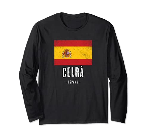 Celrà España | Souvenir - Ciudad - Bandera - Manga Larga