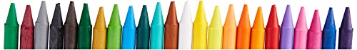 Ceras de Colores Plasti Alpino PA000024- Estuche de Ceras para Niños de 24 Unidades - Lápices de Cera para Manualidades y Uso Escolar - No Manchan, Más Resistentes