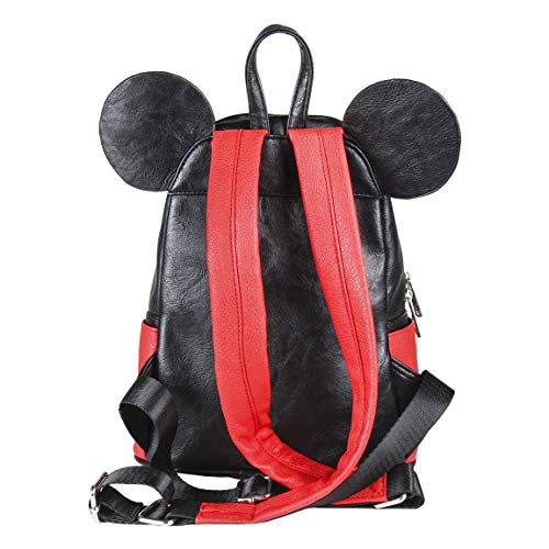 CERDÁ LIFE'S LITTLE MOMENTS Mochila Casual Moda Mickey, Unisex Adultos, Negro (Negro), 11x25x22 cm (W x H x L)