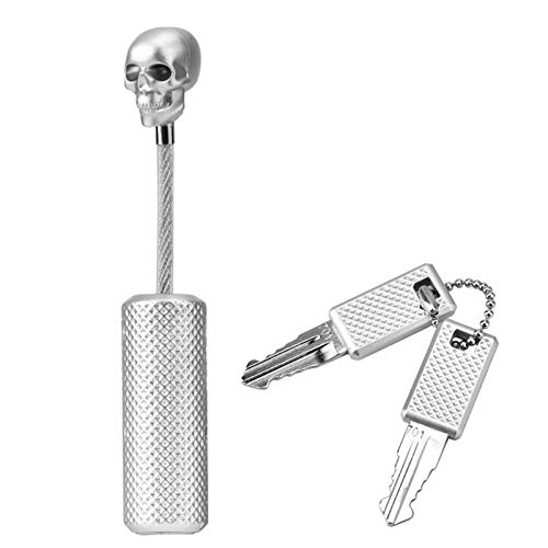 Cerradura del Equipaje, Cerraduras de la Aduana de la Cuerda de Alambre, Cerraduras de Cable Rectas Flexibles para Gimnasio, Escuela, Casilleros, Exteriores, Aprobado por la TSA(Plata)