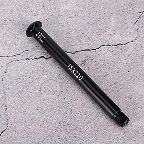 cersalt Eje de Tubo de Bicicleta de Montaña, Eje de Horquilla Delantera de Bicicleta, Piezas de Bicicleta Duraderas para Entusiastas del Ciclismo Andar en Bicicleta(FoxQR15x110MM)