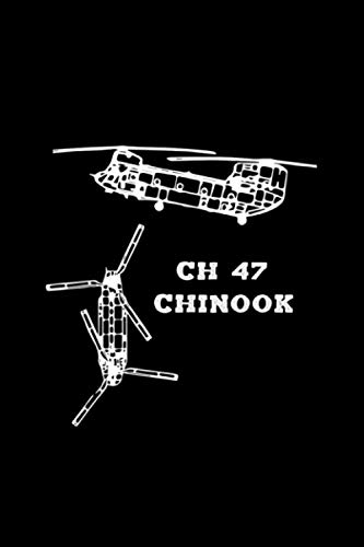 CH-47 Chinook Transport Helicopter US Army Aviation Notebook Journal 114 Pages 6''x9''