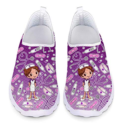 chaqlin - Zapatillas de deporte para mujer, para pasear, correr, ligeras y a la moda, personalizables, color Multicolor, talla 38 EU