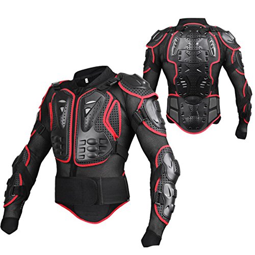 Chaqueta GES con armadura protectora para motocicleta, ropa de protección