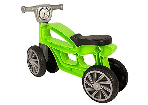 Chicos Correpasillos con cuatro ruedas Mini Custom Verde. 36048. FJNinco, color Fábrica de Juguetes