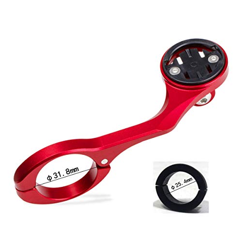 Chooee Soporte Bicicleta para Garmin Edge 200, 500, 510, 800,810 1000,1030,para Soporte Garmin Manillar,Rojo