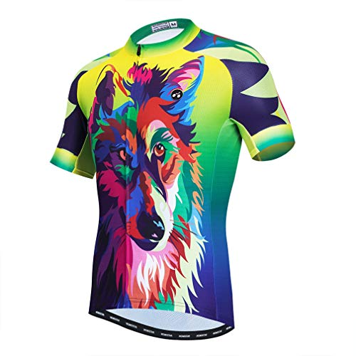 Ciclismo Jersey Hombres Verano Manga Corta Bike Jersey MTB Camisa Biking Tops, forro polar verde con licencia oficial de star wars silent one crew., XX-Large