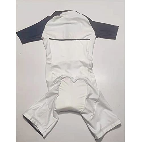 Ciclismo Traje Equipo Triatlón Triatlón Hombres Ciclismo Skinsuit Suelo Bicicleta Suelo Body de manga corta DFKE (Color : Bodysuit 5, Size : Large)