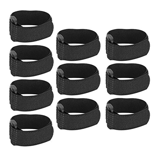 Cikonielf 10pcs Collar de Pollo Collar de Gallo sin Cuervo Collar de Pollo Anti-Gancho Collares de Banda para el Cuello sin Ruido para gallos de Mascotas Evitan Que los Pollos canten(Upgrade-Negro)