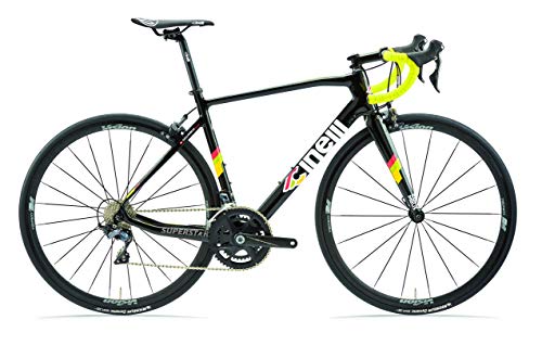 Cinelli Superstar Bicicleta de Carretera, Unisex, Diamante Negro, XS