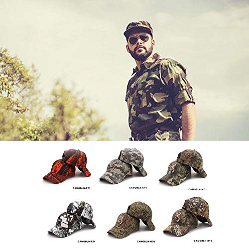 circulor-123 1 Pieza Gorra Hombre, Classic Mesh Cap GorraCaza De Camuflaje De Caza Al Aire Libre Gorra De Béisbol