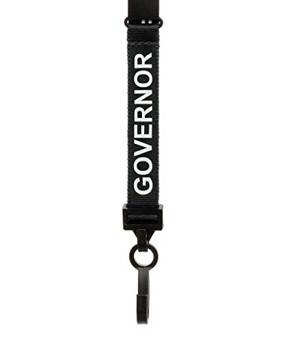 CKB Ltd® 20x Black Noir GOVERNOR LANYARDS Breakaway Safety Lanyard Cordon Tour De Cou Pour Porte-Badges Avec Clip En Plastique