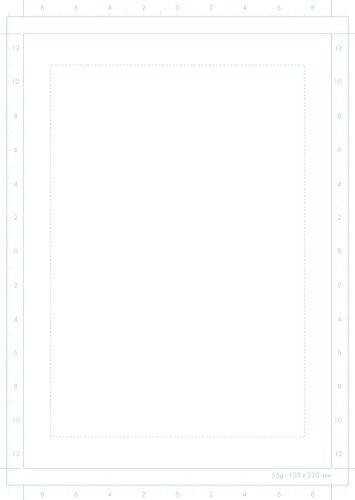 Clairefontaine 94037C Bloc Encollé Manga et Storyboard - 100 Feuilles Papier Esquisse Blanc A4 21x29,7 cm 55g - Papier imprimé avec une Graduation Simple