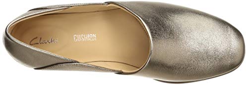 Clarks Pure Tone, Mocasines Mujer, Gris (Stone Stone), 39 EU