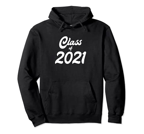 Class of 2021 | Graduation School Spirit Her Senior Class Sudadera con Capucha