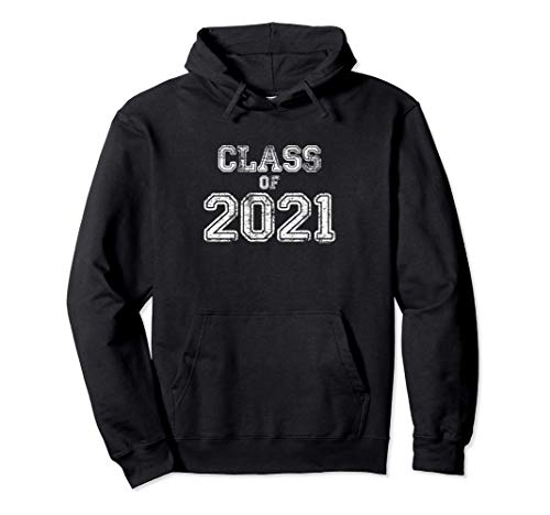 Class of 2021 | Senior 2021 School Spirit Graduation Him Her Sudadera con Capucha