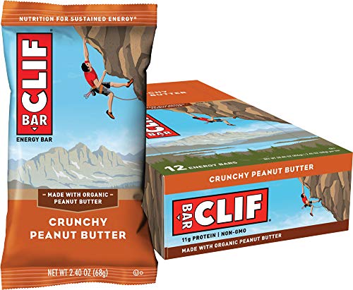 Clif Bar Barritas de mantequilla de cacahuete – Pack de 12