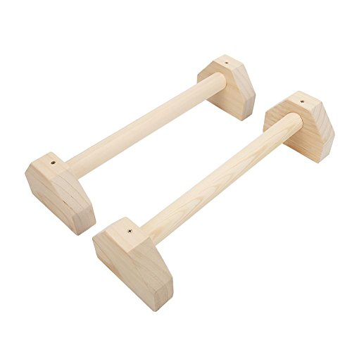 Cliff.l Barra de soporte de madera para flexiones en forma de H, paralelo de madera, Calistenics, Single Double Bars Calistenics Manos Calistenics Manos Personalizados Madera Push Double Rod