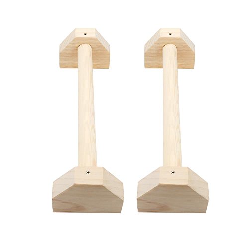 Cliff.l Barra de soporte de madera para flexiones en forma de H, paralelo de madera, Calistenics, Single Double Bars Calistenics Manos Calistenics Manos Personalizados Madera Push Double Rod