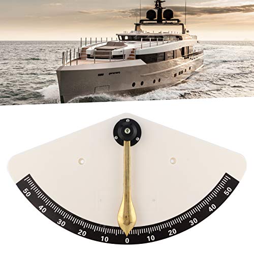 Clinómetro Marino de Aramox, Inclinómetro de Nivel, Buscador de ángulo de Clinómetro Marino para Barcos, Barcos, Yates, Vehículos Recreativos