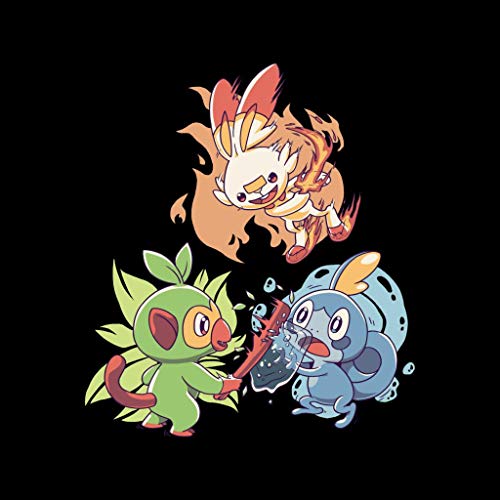 Cloud City 7 Galar Starters Grookey Scorbunny Sobble Kid's T-Shirt