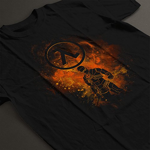 Cloud City 7 Half Life Gordon Freeman Silhouette Men's T-Shirt