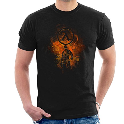 Cloud City 7 Half Life Gordon Freeman Silhouette Men's T-Shirt