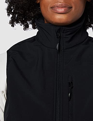 CMP - Chaleco para mujer, tejido Softshell, todo el año, mujer, color Negro - Negro, tamaño 54 [DE 52]