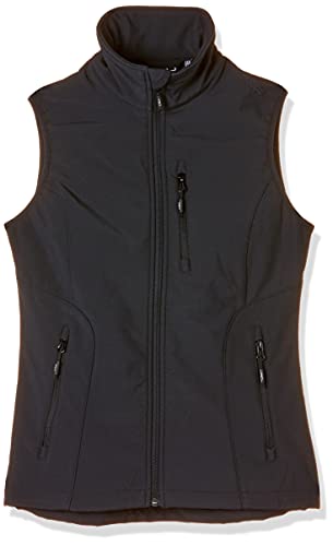 CMP - Chaleco para mujer, tejido Softshell, todo el año, mujer, color Negro - Negro, tamaño 54 [DE 52]