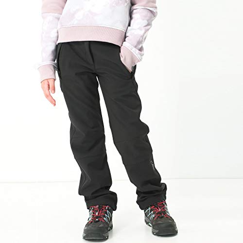 CMP Pantalón Softshell para niña, otoño/invierno, niña, color Negro, tamaño 128