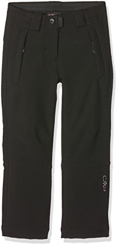 CMP Pantalón Softshell para niña, otoño/invierno, niña, color Negro, tamaño 128