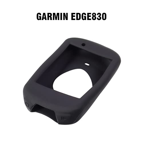 CNC Funda Garmin Edge 530/830/1030/1000/820/800/520/130/200 Funda protectora de silicona, cristal templado Garmin Edge 530/830/1030/1000/520/130 Protector de pantalla Garmin Edge