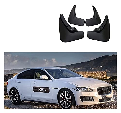 Coche Faldillas para Jaguar para Xe 2015 2016 2017 2018 2019 Delantero Trasero 4 Piezas Guardabarros Mudguards