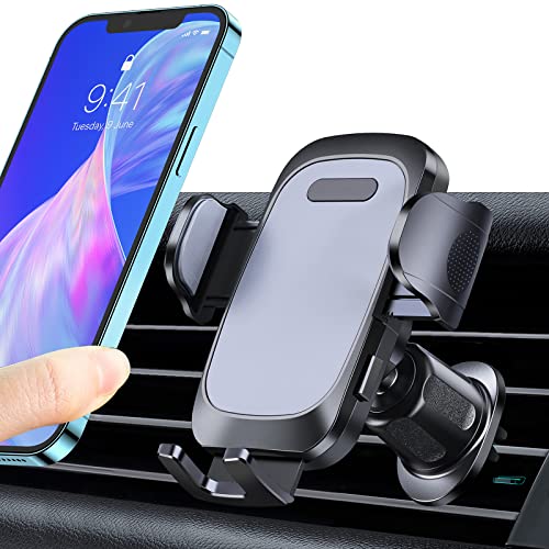 Cocoda Soporte Móvil Coche, [Estable contra Caídas] Universal Sujeta Movil Coche para Rejilla del Aire Ventilación, 360° Rotación Porta Teléfono Coche con iPhone 13 Pro Max/13/12/11, Samsung y Más