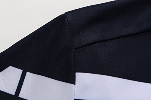 Cody Lundin® Hombres Deporte Apretado Camisa Película Captain héroe Formación Rutina de Ejercicio Capas Base Camiseta (XXL)
