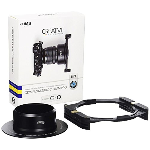 Cokin bx100-oly Anillo con portafiltro para óptica Olympus 7 – 14 mm f2,8 Pro/Sistema Cokin Talla XL 130 mm Negro