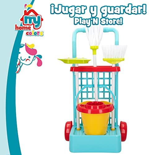 ColorBaby 43948 - My Home-Carrito Limpieza
