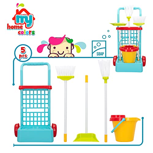 ColorBaby 43948 - My Home-Carrito Limpieza