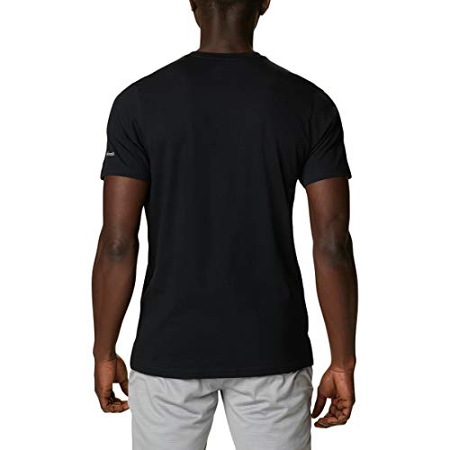 Columbia Camiseta para Hombre Rapid Ridge Black Frondtastic L