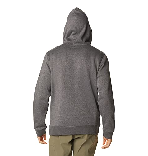 Columbia Hoodie Sudadera Trek, Carbón Jaspeado/Negro, X-Small-10X-Large para Hombre