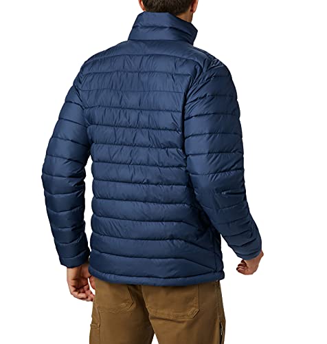 Columbia Powder Lite , Chaqueta Hombre, Azul (Collegiate Navy), L