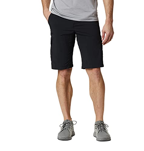 Columbia Silver Ridge II, Pantalones cortos cargo, Hombre, Negro (Black), Talla W32/L10