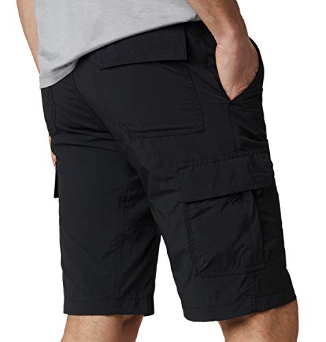 Columbia Silver Ridge II, Pantalones cortos cargo, Hombre, Negro (Black), Talla W32/L10