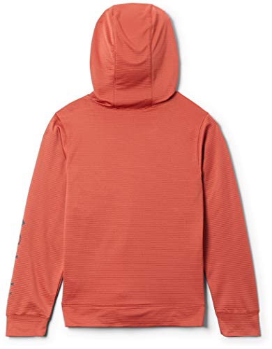 Columbia Tech Trek Hoodie Sudadera con Capucha, Unisex niños, Orange, S